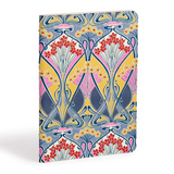 Liberty Ianthe Lichen B5 Handmade Embroidered Journal