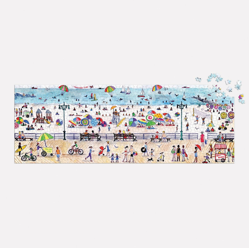 Michael Storrings Summer Fun 1000 Piece Panoramic Puzzle