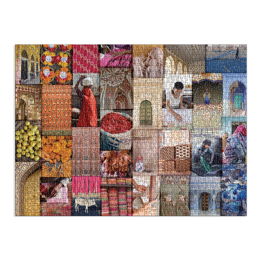 Patterns of India: A Journey Through Colors, Textiles and the Vibrancy of Rajasthan 1000 Piece Puzzle