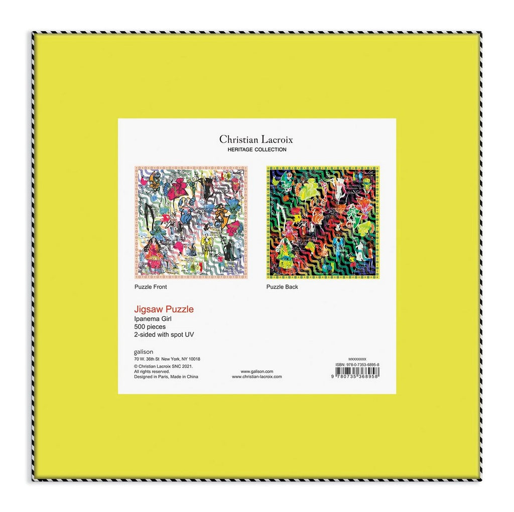 Christian Lacroix Heritage Collection Ipanema Girls 500 Piece Double-Sided Puzzle