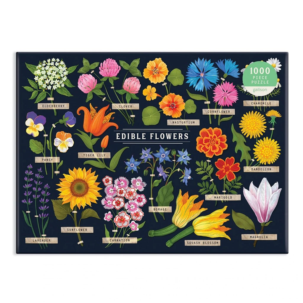 Edible Flowers 1000 Piece Puzzle