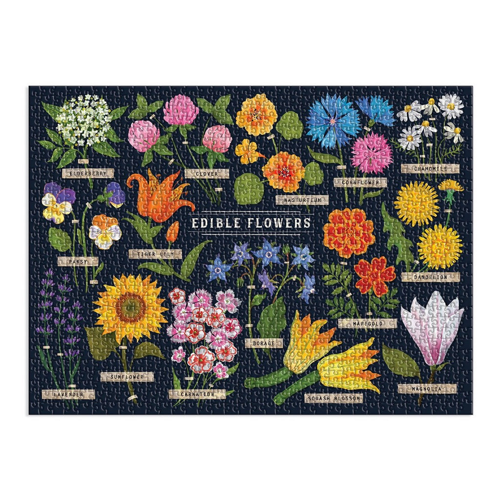 Edible Flowers 1000 Piece Puzzle