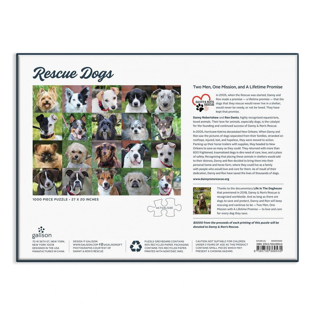 Rescue Dogs 1000 Piece Puzzle