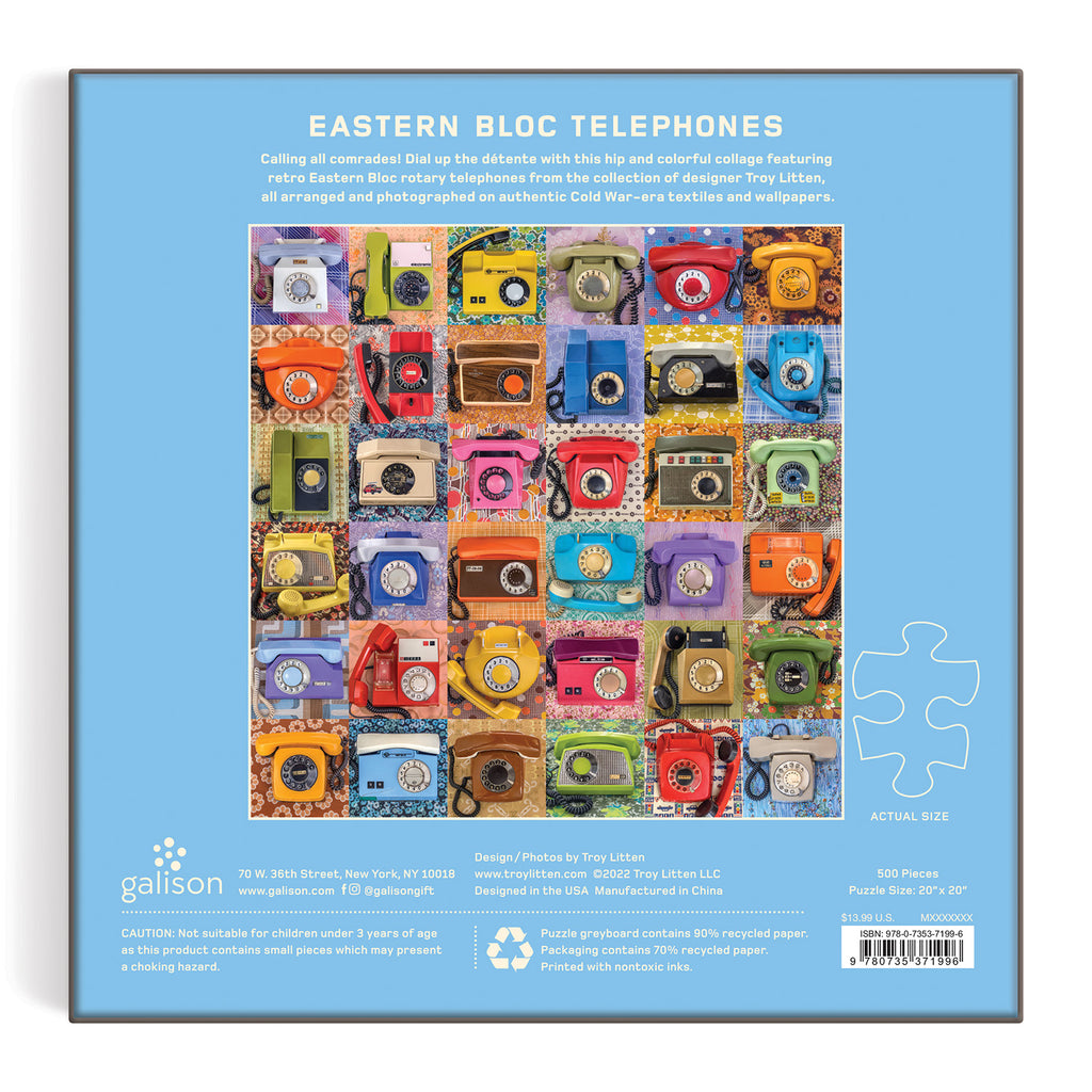 Eastern Bloc Telephones 500 Piece Puzzles