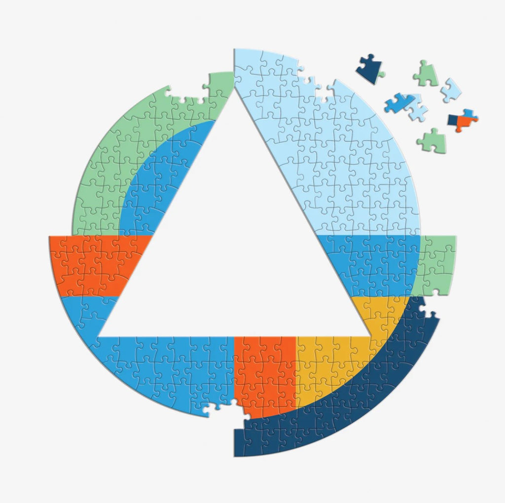 Frank Lloyd Wright Organic Geometry 500 Piece Multi-Puzzle Puzzle