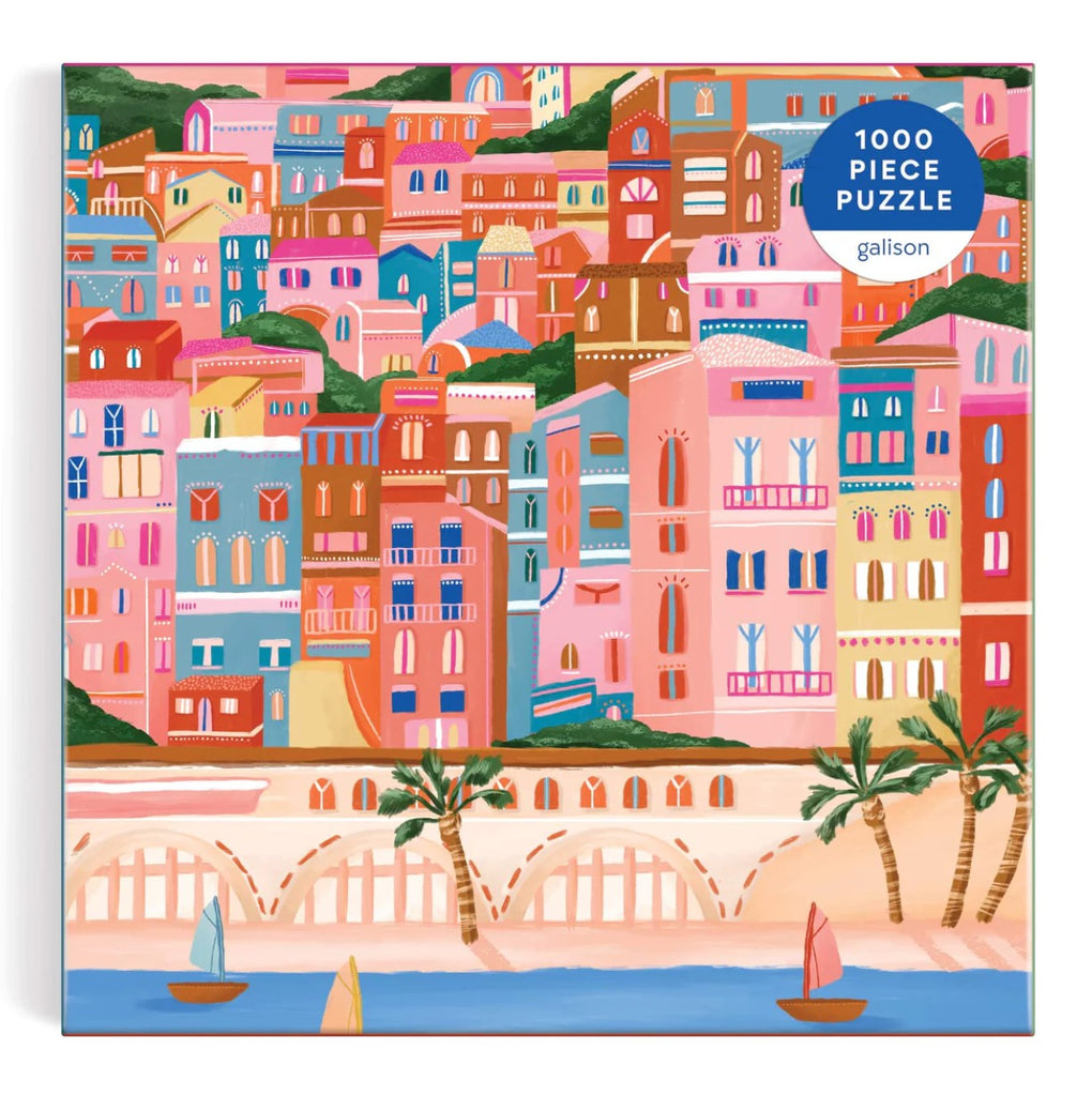 Colours Of The French Riviera 1000 Piece Puzzle in Square Box