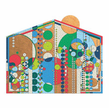 Load image into Gallery viewer, Frank Lloyd Wright Midway Mural 750 Piece Shaped Foil Puzzle