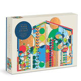 Frank Lloyd Wright Midway Mural 750 Piece Shaped Foil Puzzle