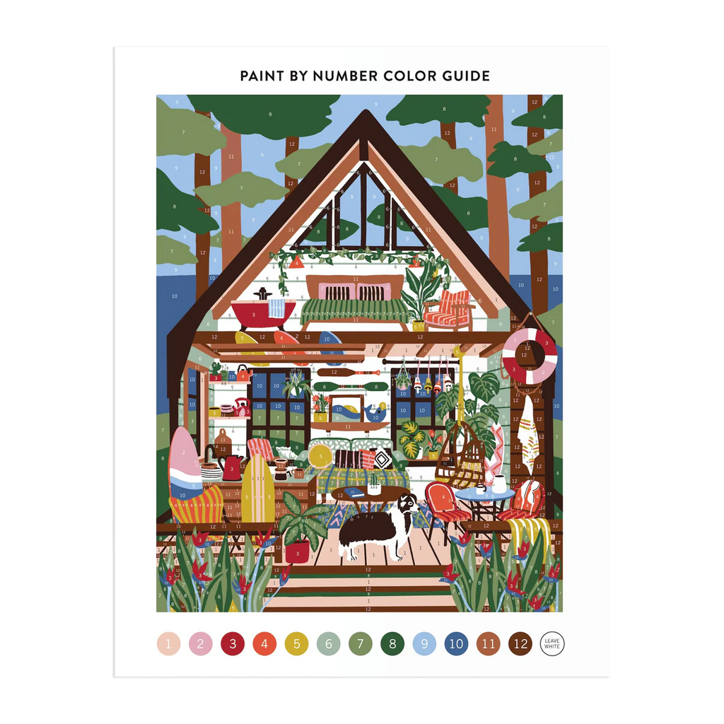 Surf Shack Hideaway 11 x 14 Paint By Number Kit