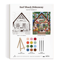 Load image into Gallery viewer, Surf Shack Hideaway 11 x 14 Paint By Number Kit