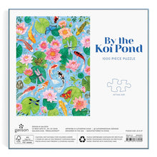 Load image into Gallery viewer, By the Koi Pond 1000 Piece Puzzle in a Square Box