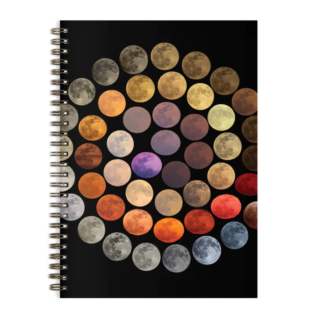 Colors of the Moon Wire-O Journal