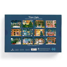 Load image into Gallery viewer, Joy Laforme Winter Lights 12 Days of Puzzles Holiday Countdown
