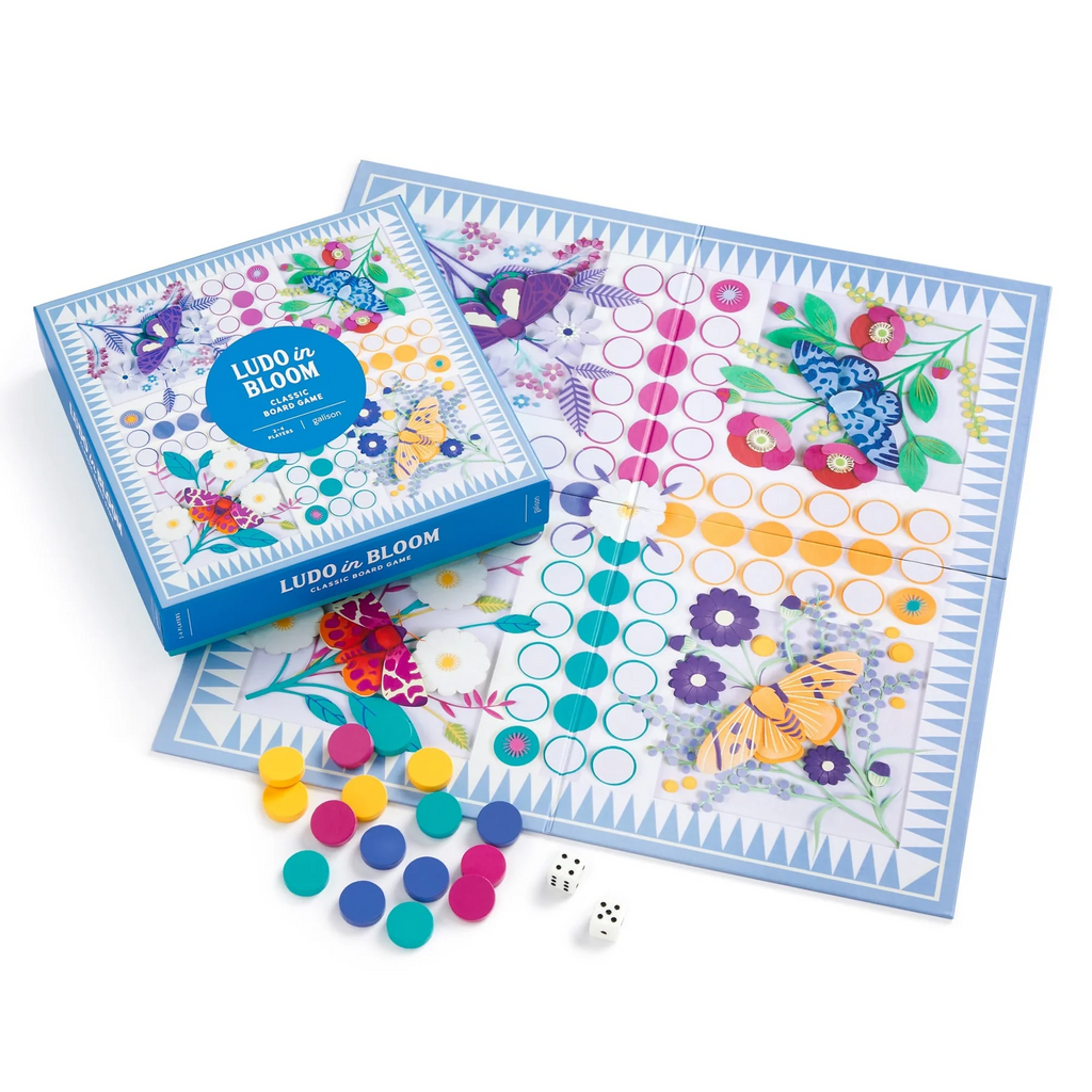 Ludo in Bloom Classic Board Game Set