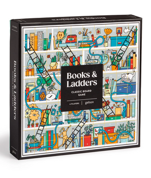 Books and Ladders Classic Board Game