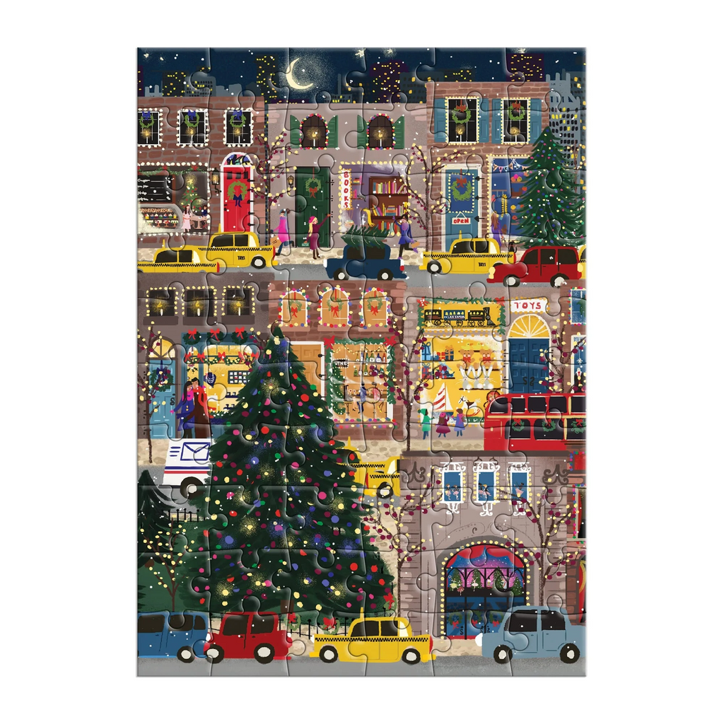 Joy Laforme Winter Lights Greeting Card Puzzle