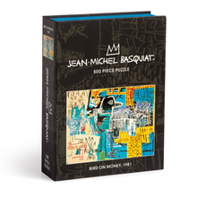 Load image into Gallery viewer, Basquiat Bird on Money 500 Piece Book Puzzle