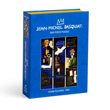 Load image into Gallery viewer, Basquiat Horn Players 500 Piece Book Puzzle