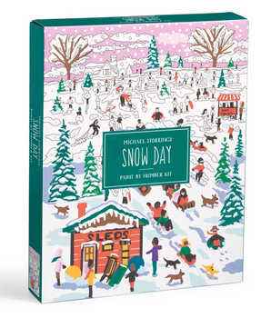 Michael Storrings Snow Day 11 x 14cm Paint By Number Kit