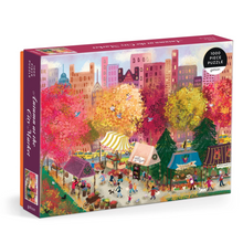 Load image into Gallery viewer, Joy Laforme Autumn at the City Market 1000 Piece Puzzle