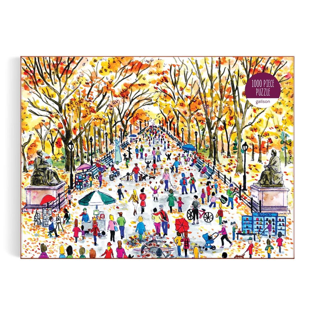Michael Storrings Fall in Central Park 1000 Piece Puzzle