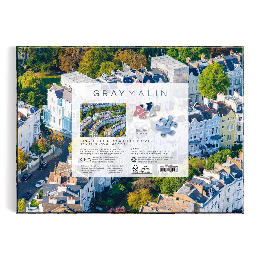 Gray Malin Notting Hill, 1000 Piece Puzzle