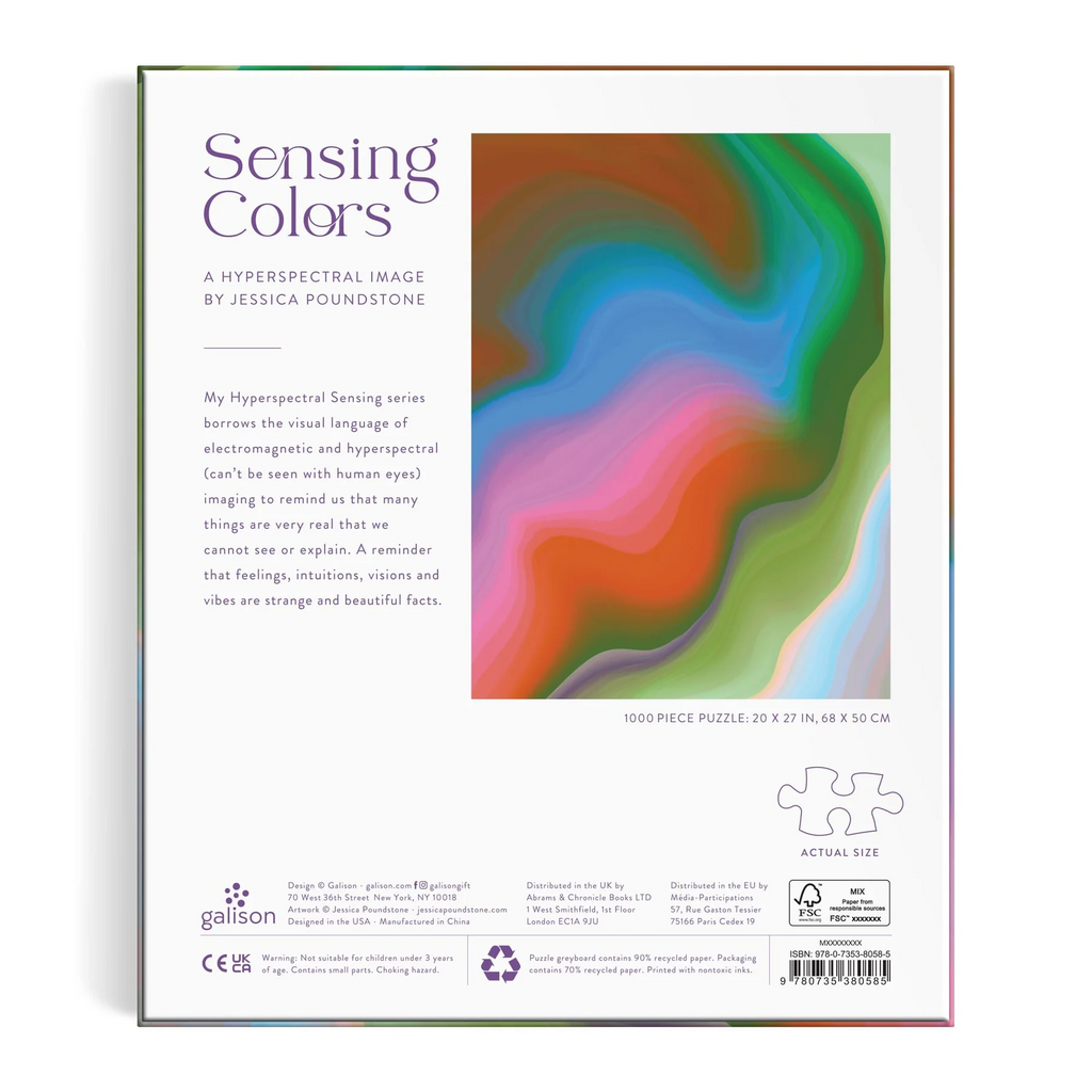 Sensing Colours by Jessica Poundstone, 1000 Piece Puzzle