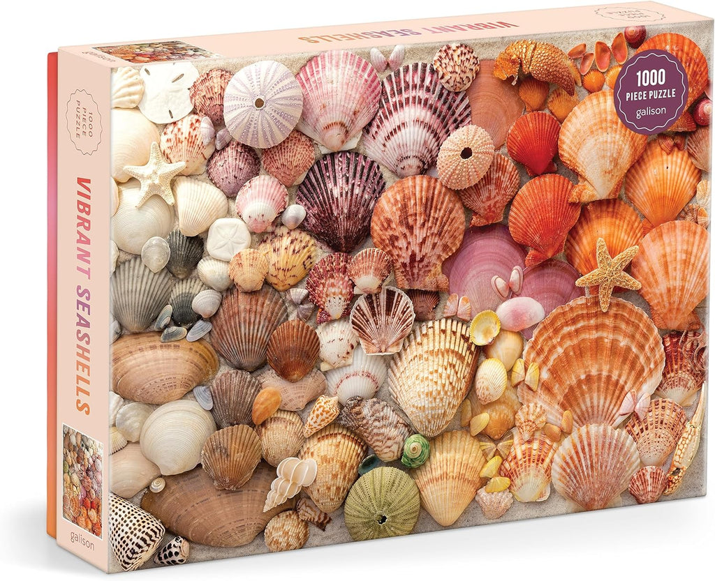 Vibrant Seashells, 1000 Piece Puzzle