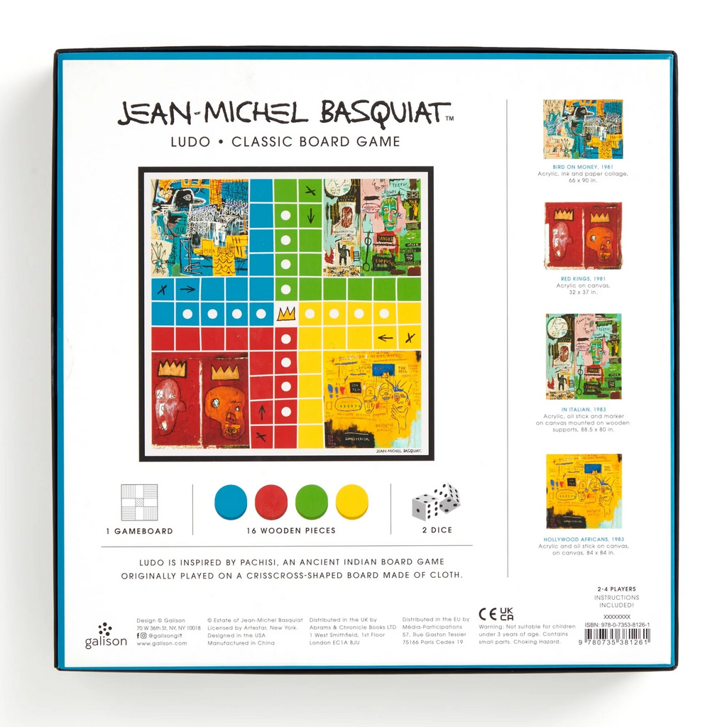 Jean-Michel Basquiat Ludo Classic Board Game