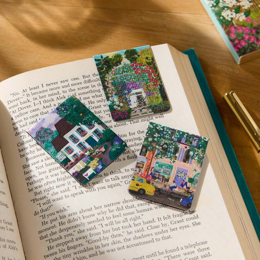 Joy Laforme Everblooming, Magnetic Bookmarks