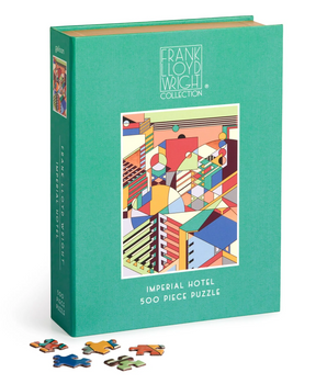 Frank Lloyd Wright Imperial Hotel, 500 Piece Book Puzzle