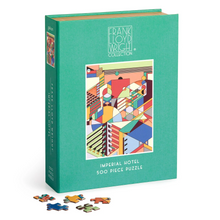 Load image into Gallery viewer, Frank Lloyd Wright Imperial Hotel, 500 Piece Book Puzzle