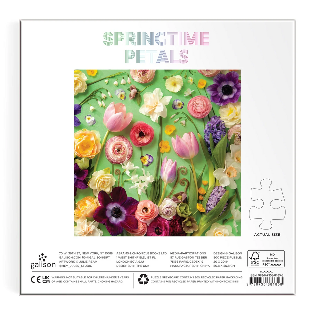 Springtime Petals 500 Piece Puzzle