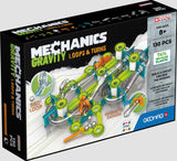 763 Geomag Mechanics Gravity Recycled Loops & Turns 130 pcs