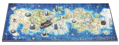 GAME OF THRONES  MINI PUZZLE OF WESTEROS  350 + PCS