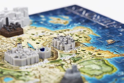 GAME OF THRONES  MINI PUZZLE OF WESTEROS  350 + PCS