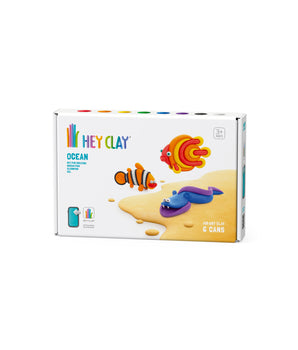 HEY CLAY - OCEAN (CLOWNFISH, DISCUS, FISH, EEL), 6 CANS