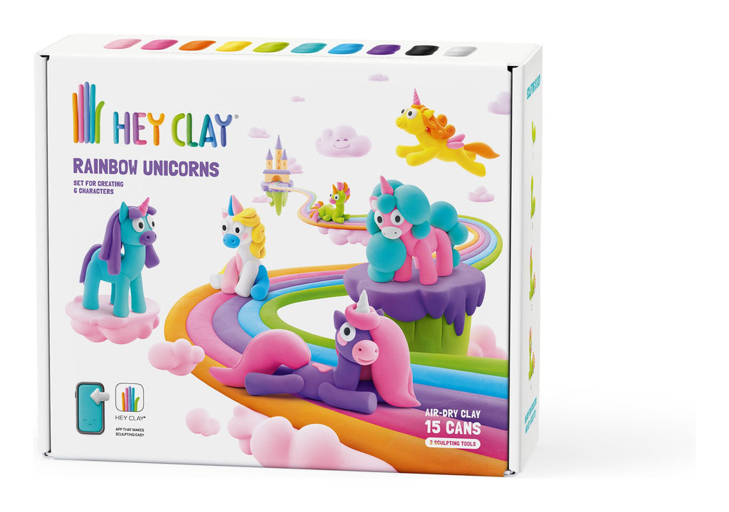 HEY CLAY - RAINBOW UNICORNS, 15 CANS