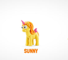 Load image into Gallery viewer, HEY CLAY, RAINBOW UNICORN, SUNNY, 3 CANS, 5 COLOUR