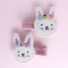 Load image into Gallery viewer, Tea Party Bunny Hair Clips