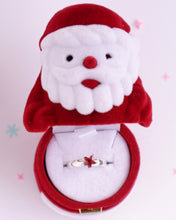 Load image into Gallery viewer, Red Starry Ring in Santa Gift Box