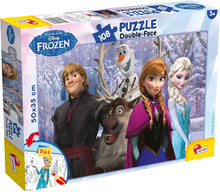 Load image into Gallery viewer, Disney Frozen 108 Double Sided Puzzle