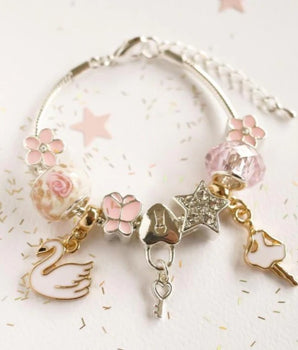 Swan Lake Charm Bracelet