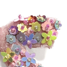 Load image into Gallery viewer, Floral Sequin Bow Clip