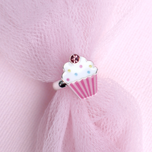 Load image into Gallery viewer, Cupcake Ring in Pink Cupcake Velvet Box