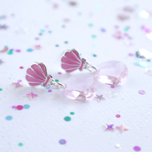 Load image into Gallery viewer, Ocean Treasure Earrings: Pink - Sterling Silver