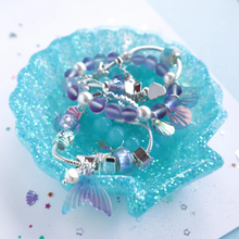 Load image into Gallery viewer, Aqua Sparkle Shell Trinket Dish