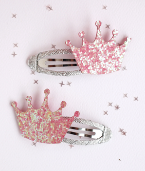 Princess Tiara Hair Clips