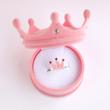 Princess Tiara Ring in Velvet Crown Box