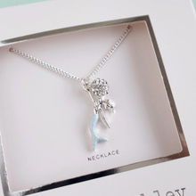 Load image into Gallery viewer, Blue Mermaid Necklace